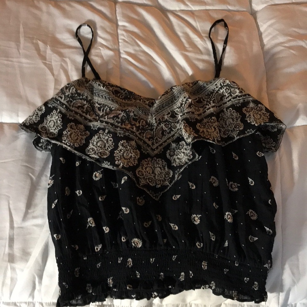 American Eagle Ruffle Tank Top